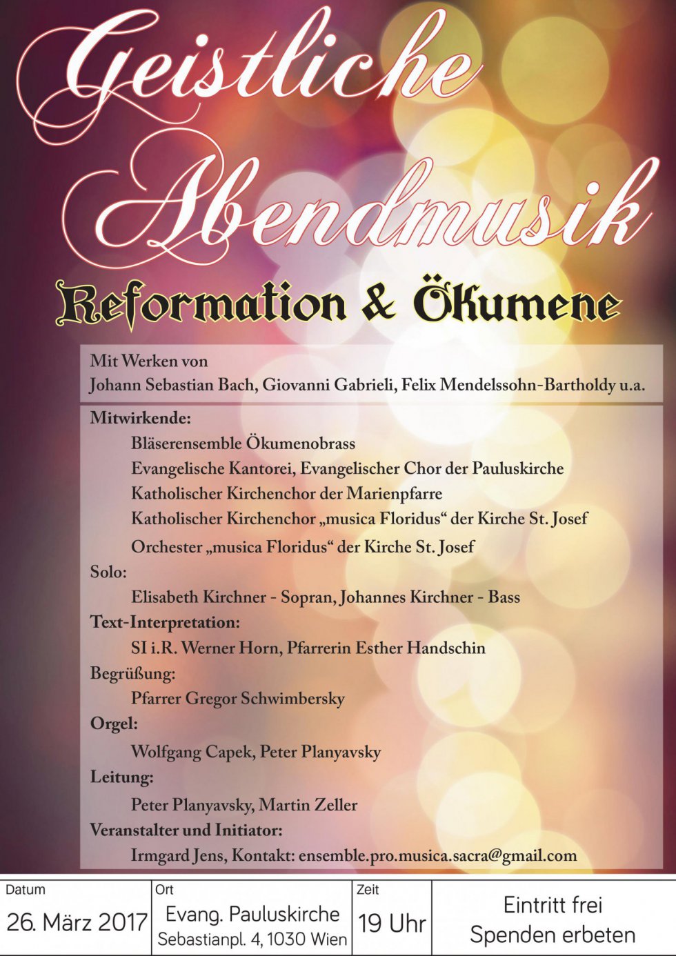 Geistliche Abendmusik