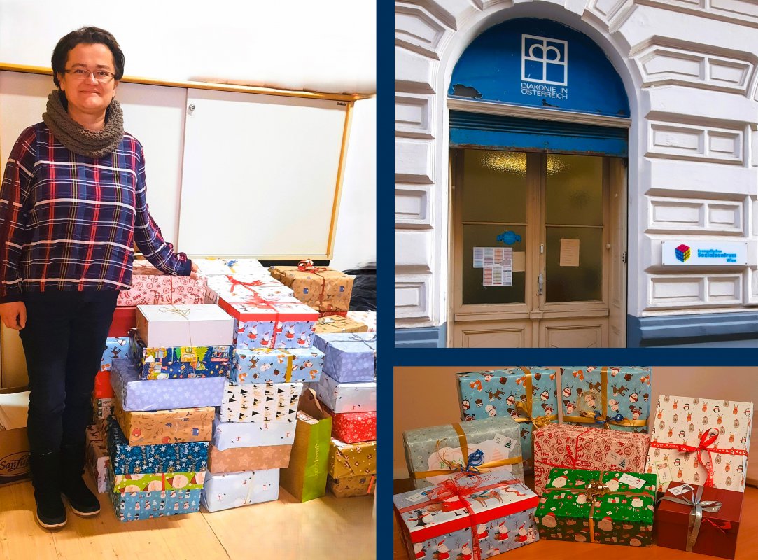 Weihnachtsprojekt mit der Stadtdiakonie Wien