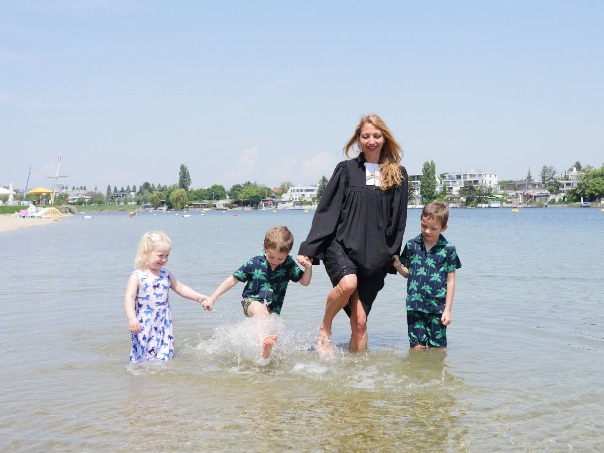 "Wasser, Wellen, Schwimmflügerl" - am Sonntag, 14. Juni 2025, um 11 Uhr. Foto: Evangelische Kirche Wien/Schomaker
