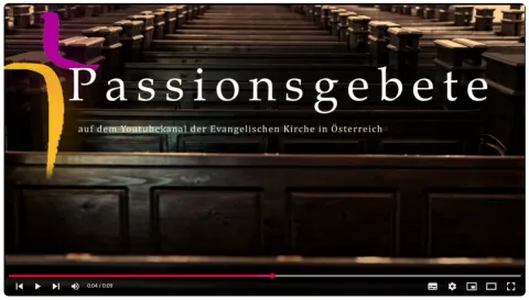 Wöchentliche Andachten begleiten durch die Wochen bis Ostern