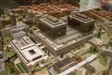 Modell des AKH Wien
