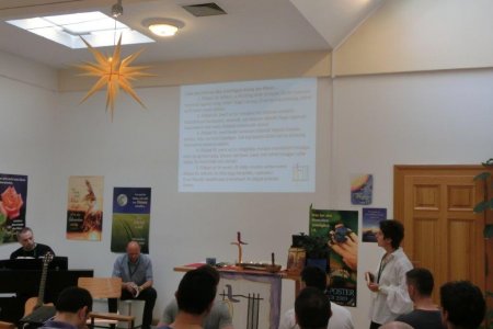 Pfingst-Gottesdienst in der Justizanstalt Wien-Josefstadt.
