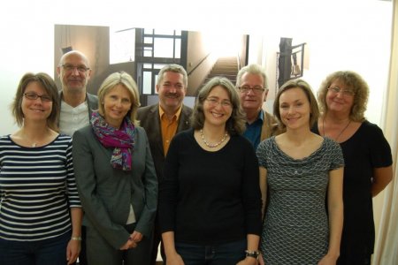 Freuen sich auf ehrenamtliche Unterstützung: Das hauptamtliche Team der Krankenhaus- und Geriatrieseelsorge. 