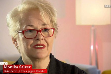 Will Frauen in ihrem Alter zum politischen Engagement bewegen: die 69-jährige pensionierte evangelische Pfarrerin Monika Salzer. Foto: Screenshot/ORF