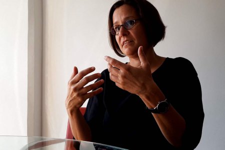 „Es geht um die Wahlmöglichkeiten für Frauen, es geht darum, dass alles, was Frauen wichtig ist, gut miteinander vereinbar ist, und dass das auch für Männer gilt.“ Die neue Diakonie-Direktorin Maria Katharina Moser. Foto: epdÖ/Michael Windisch
