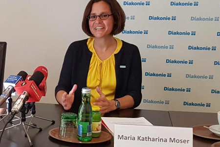 „Kinder brauchen eine gute Chance auf Zukunft, brauchen Wertschätzung, aber auch eine gute materielle Basis&quot;, sagt die neue Diakonie-Direktorin Maria Katharina Moser. Foto: epd/Michael Windisch