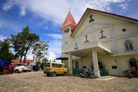 Eine Kirche auf der Insel Samosir in Indonesien, dem diesjährigen Schwerpunktland der Gebetswoche. Foto: pixabay