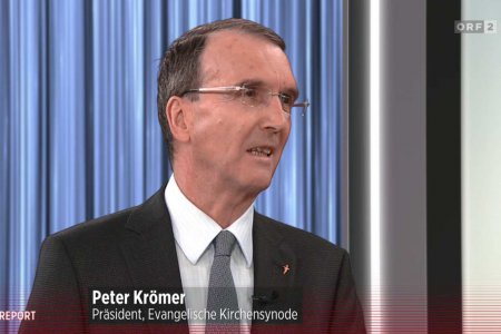 Im ORF-"Report" äußerte Krömer Zweifel darüber, ob der geplante Eingriff in den Generalkollektivvertrag standhalten werde. Foto: ORF/Screenshot Im ORF-"Report" äußerte Krömer Zweifel darüber, ob der geplante Eingriff in den Generalkollektivvertrag standhalten werde. Foto: ORF/Screenshot