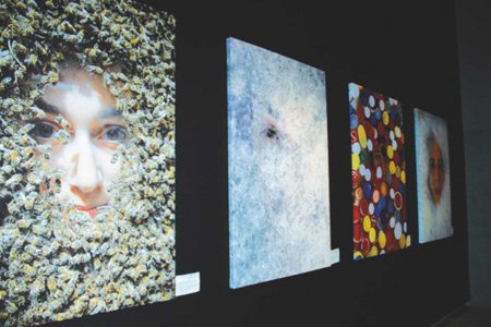 Künstlerisch gestaltet wurde die Ausstellung von der Kärntner Künstlerin Marie Lenoble. Foto: Gaugeler