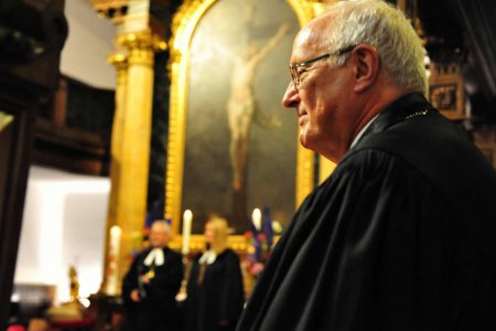 Persönlicher Glaube abseits der Öffentlichkeit: Michael Bünker im Gespräch auf Ö1. Foto: epd/Uschmann