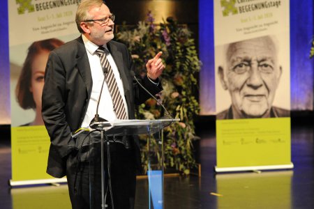 Politisches Engagement, diakonischer Einsatz, Dialog in der pluralen Gesellschaft: Der Zürcher Reformationsbotschafter Christoph Sigrist zog drei Konsequenzen aus der Zürcher Reformation um Ulrich Zwingli. Foto: epd/Uschmann