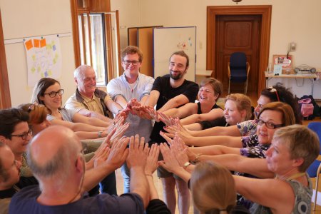 Die Großrußbach-Gruppe in Aktion