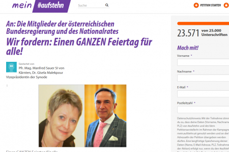 Einen ganzen Feiertag für alle fordert die Online-Petition. Sie richtet sich an alle - nicht nur Evangelische.