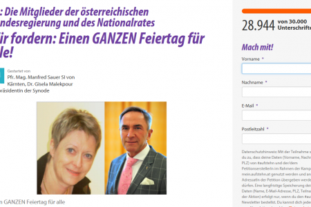Initiatoren von Online-Petition wollen „weiterkämpfen“. Initiatoren von Online-Petition wollen „weiterkämpfen“.