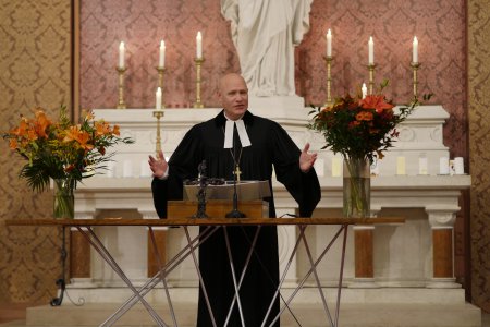 Superintendent Dr. Matthias Geist hielt die Festpredigt.