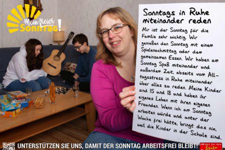 50 Mitgliedsorganisationen sind aufgerufen, sich an der Kampagne der „Sonntagsallianz“ zu beteiligen. (Foto: Allianz für den freien Sonntag Österreich)