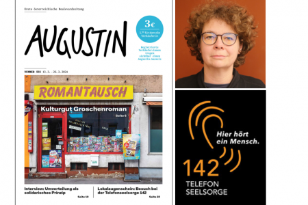 Carola Hochhauser (Bild oben rechts) steht Rede und Antwort. Sie ist die evangelische Leiterin der Telefonseelsorge und führt die Einrichtung gemeinsam mit der katholischen Leiterin Antonia Kesselring. 