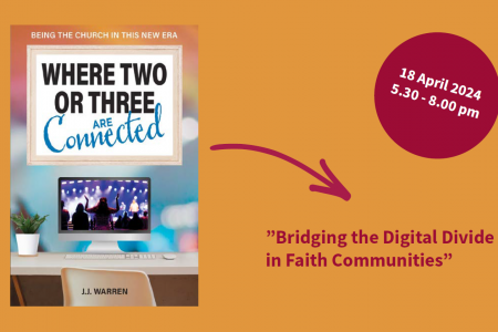 Neben der Podiumsdiskussion wird der United Methodist Pastor Reverend J.J. Warren sein Buch vorstellen.