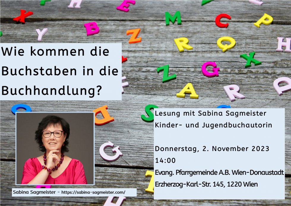 Lesung mit Sabina Sagmeister