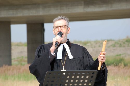 &quot;Die Religionen möchten zum Frieden in dieser Stadt beitragen&quot;, so Superintendent Hansjörg Lein.
