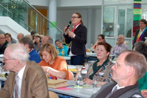 Geschäftsführerin Eva-Elisabeth Buchacher stand Rede und Antwort.

