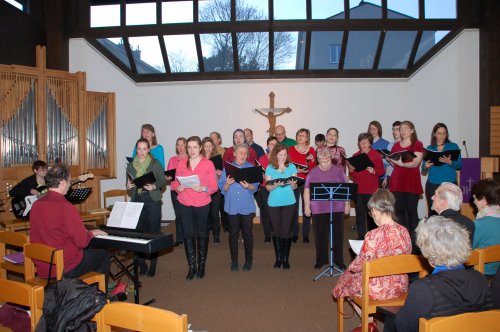 Der Gospelchor der Gnadenkirche aus Wien-Favoriten.
