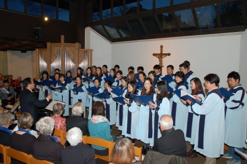 Der Chor der Koreanischen Evangelischen Gemeinde Wien.
