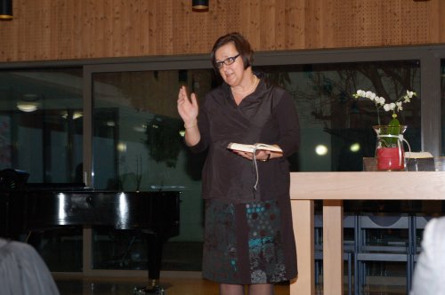 &quot;Baue deine Gemeinde auf und fange bei mir an“, zitiert Petra Mandl.
