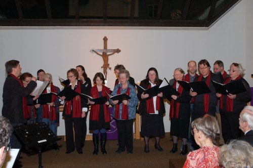 Der Zwinglichor der Reformierten Pfarrgemeinde H.B. Wien-West.
