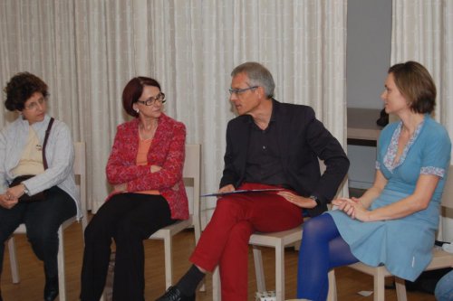 Thema des Nachmittages war &quot;Ethische Aspekte in der Begleitung bei Menschen im Alter und bei Menschen am Lebensende&quot;
