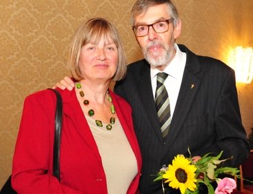 Immer eine große Unterstützung für ihren Mann: Johanna und Hansjörg Lein.

