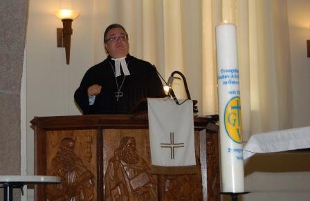 Diakonie-Direktor Michael Chalupka hielt die Predigt im Eröffnungsgottesdienst.
