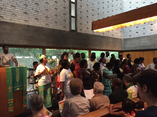 ... der Ghana Minstrel Choir.
