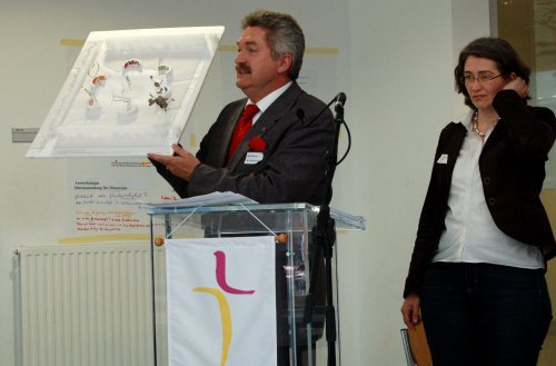 Senior Pfarrer Michael Wolf und Pfarrerin Margit Leuthold.
