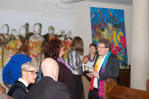 Nach dem Gottesdienst war Zeit zum Schauen und Diskutieren…