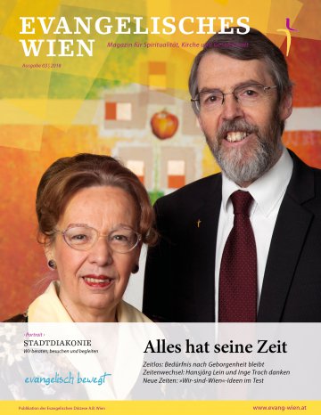 Auf dem Titelbild sind Superintendent Hansjörg Lein und Superintendentialkuratorin Inge Troch zu sehen