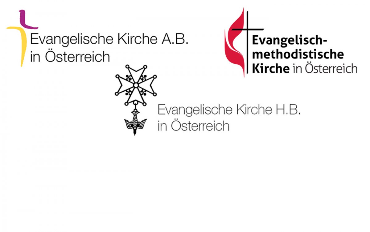Bünker, Hennefeld und Schröckenfuchs erinnern daran, „dass Gott nach christlichem Verständnis jener Gott ist, wie er sich in der Bibel offenbart“. Der Gott der Bibel sei kein „christlich-abendländischer“, sondern ein universaler Gott, der Partei ergreife drei Logos - eines der Evangelischen Kirche H.B., eines der Evangelischen Kirche A.B. und eines der Methodisten
