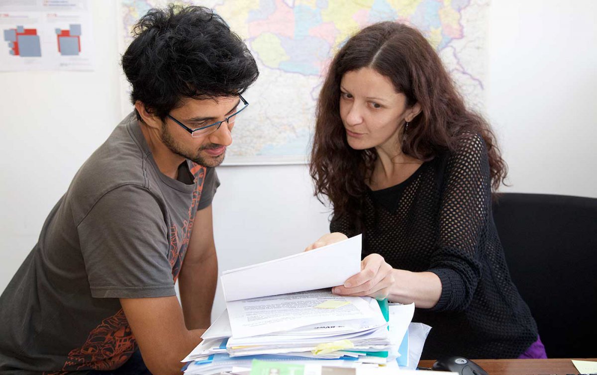 Das Institut für öffentliche Theologie und Ethik der Diakonie hat ein neues Argumentarium zum Thema Flucht und Asyl veröffentlicht. Foto: Diakonie /Nadja Meister Das Institut für öffentliche Theologie und Ethik der Diakonie hat ein neues Argumentarium zum Thema Flucht und Asyl veröffentlicht. Foto: Diakonie /Nadja Meister