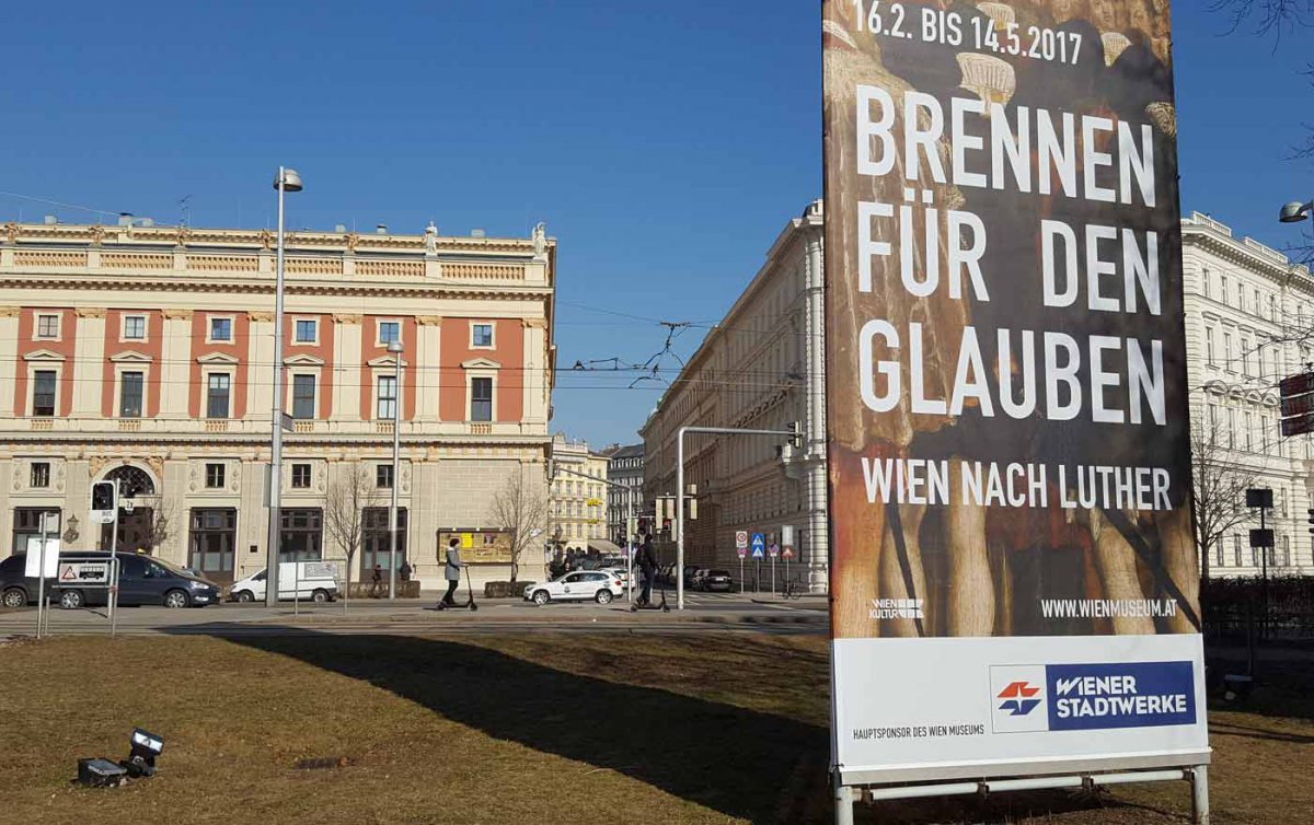 Reformationsjubiläum: Über die aktuelle Ausstellung im Wien Museum berichtet das TV-Religionsmagazin „Orientierung“. Foto: epd/ T. Dasek Reformationsjubiläum: Über die aktuelle Ausstellung im Wien Museum berichtet das TV-Religionsmagazin „Orientierung“. Foto: epd/ T. Dasek