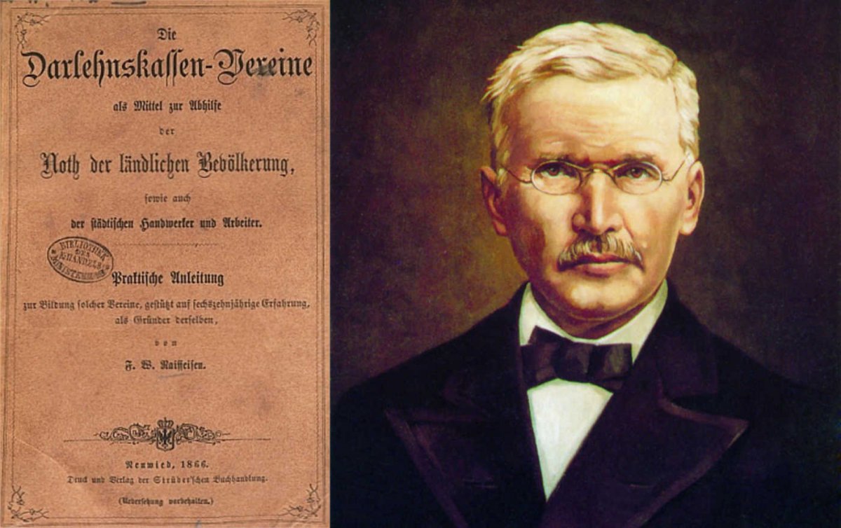 "Hilfe zur Selbsthilfe statt Almosen" - Friedrich Wilhelm Raiffeisen wurde vor 200 Jahren geboren. Foto: wikimedia/Peabodybore/Verum "Hilfe zur Selbsthilfe statt Almosen" - Friedrich Wilhelm Raiffeisen wurde vor 200 Jahren geboren. Foto: wikimedia/Peabodybore/Verum