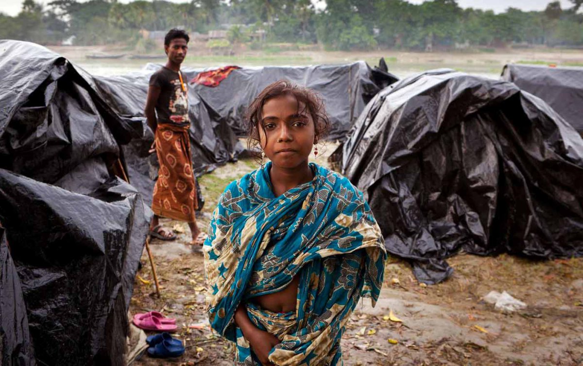 Christoph Püschner und Frank Schultze liefern fotografische Dokumentationen aus Katastrophengebieten, wie hier aus Bangladesh. Foto: Frank Schultze/Zeitenspiegel