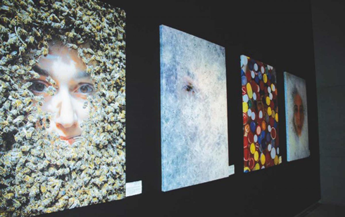 Künstlerisch gestaltet wurde die Ausstellung von der Kärntner Künstlerin Marie Lenoble. Foto: Gaugeler
