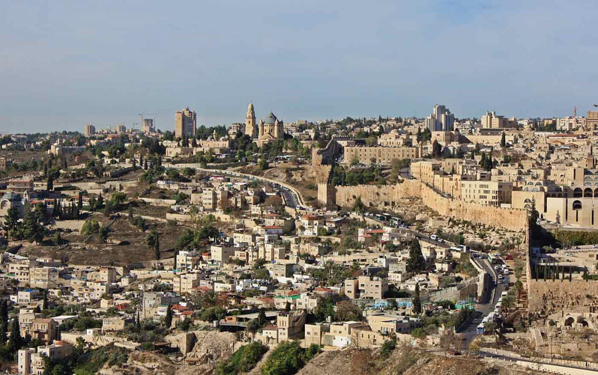 Die Freiwilligen sind in der Regel im Westjordanland oder in Jerusalem - hier im Bild - stationiert. Foto: pxhere