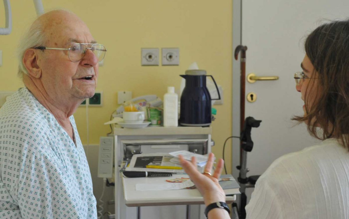 Datenschutzbestimmungen machen Krankenhausseelsorge immer schwieriger. Foto: epd/Uschmann