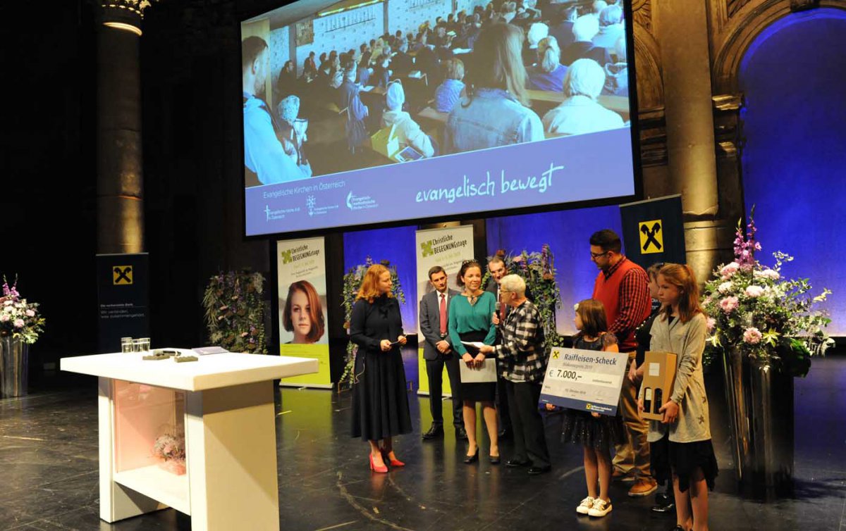 Den Hauptreis erhielt heuer das Projekt „Inklusive Gemeinde“ der evangelischen Pfarrgemeinde Wien-Simmering. Foto: epd/Uschmann