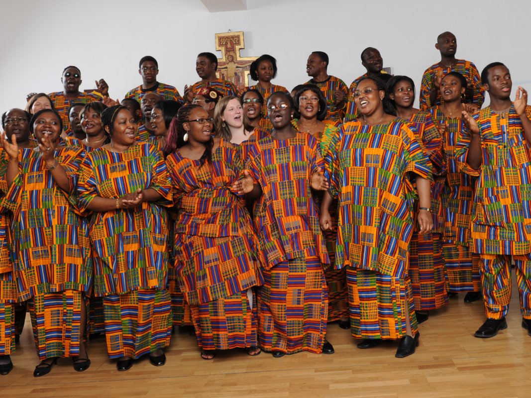 Der Ghana Minstrel Choir der Ghanaian Protestant Congregation aus Simmering. (c) Ghana Minstrel Choir Der Ghana Minstrel Choir der Ghanaian Protestant Congregation aus Simmering.